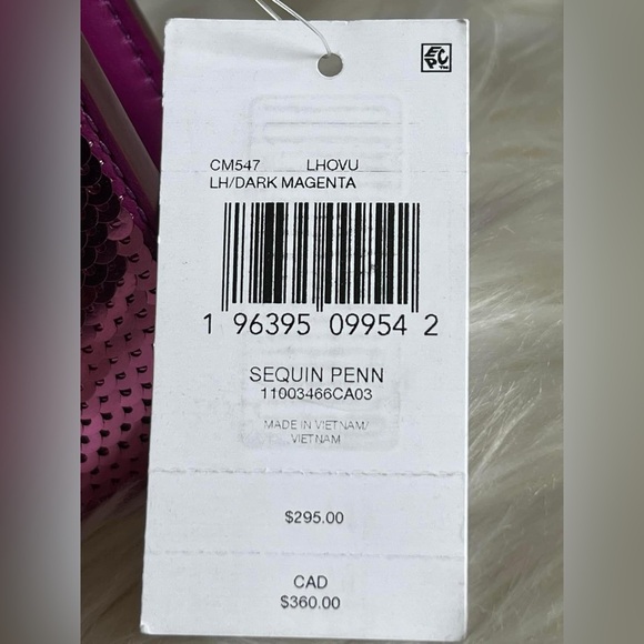 CM547 - Coach Penn Shoulder Bag with Sequins - Picture 12 of 13